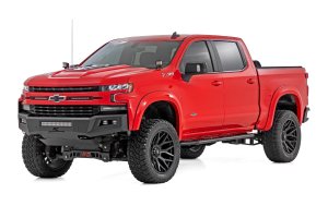 Chevrolet Silverado 1500 Running Boards - Side - Rough Country - OV2 - '19-'24 Chevrolet Silverado 1500 Running Boards - Side - Rough Country - OV2 - '19-'24